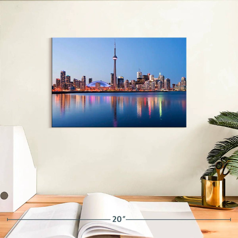 Rorry Toronto Skyline, 8" H x 12" W