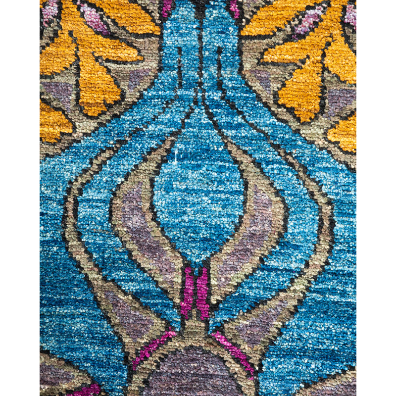 Viliamu One-of-a-Kind 6' 0" X 8' 9" Hand Knotted Area Rug