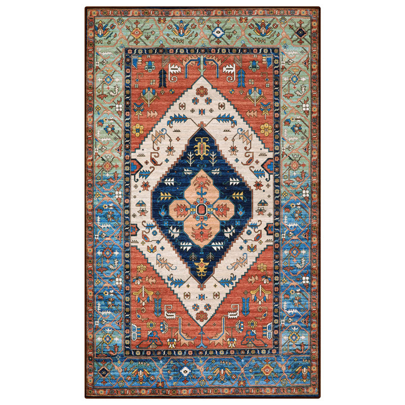 Tapis Secondino avec envers antidérapant, Rectangulaire 3 pi x 5 pi