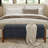 47'' Modern Upholstered Storage Bench With Walnut Wood Legs-1948181150