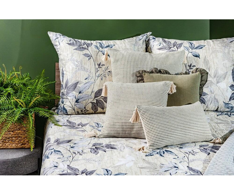 Futral Indoor / Outdoor Square Euro Pillow Cover, Olive, 60 x 60cm
