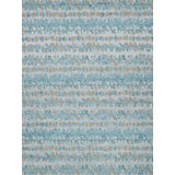 Colorplay Wool Striped Area Rug in Navy