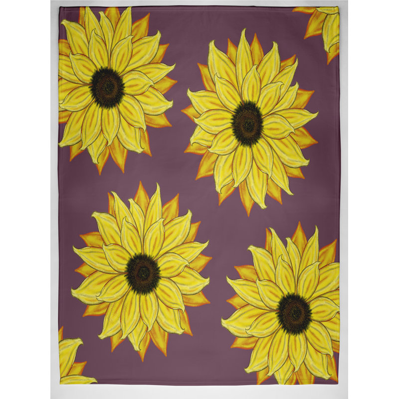 Sturgis Plain Weave / Muslin Throw Blanket, Purple