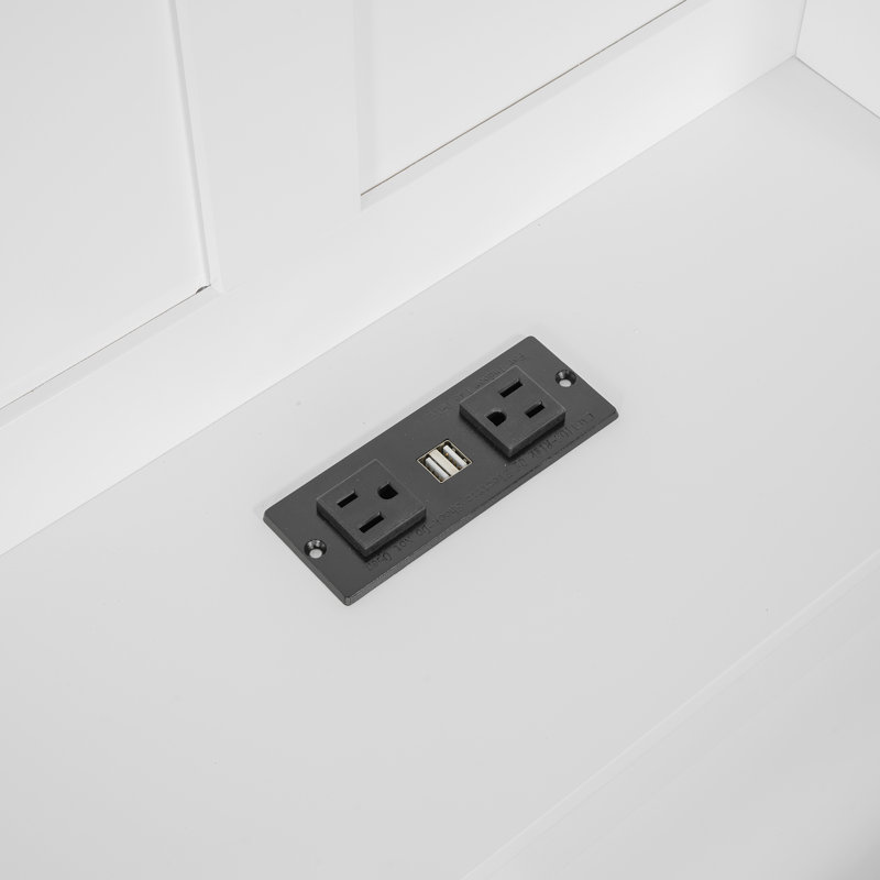 Lit maison ludique unique avec station de charge et amplement de rangement, Lit double