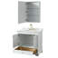 Ensemble de meuble-lavabo simple 36 "avec miroir Deborah-40065104-61125979