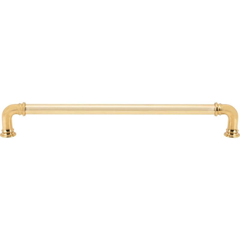 Ronan 12" Center to Center Appliance Pull, Polished Brass