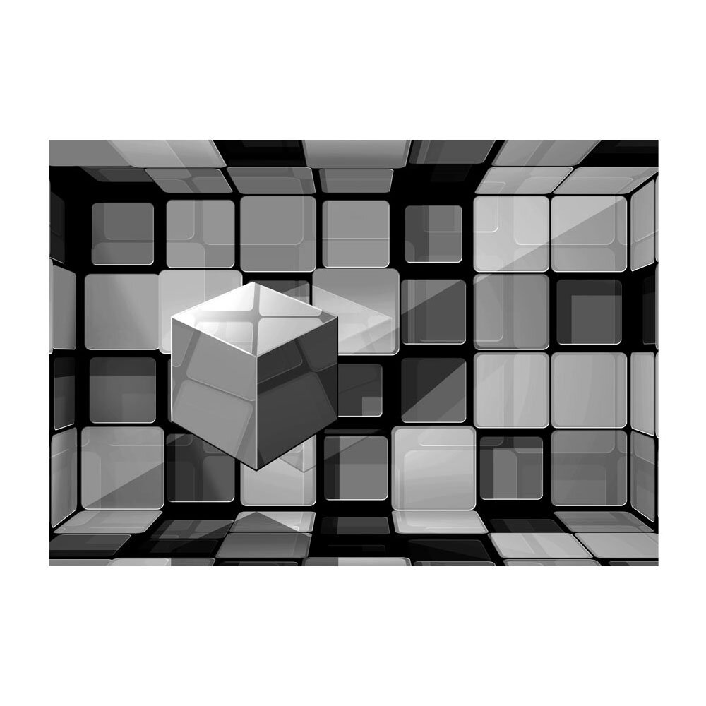 Glatte Fototapete Rubik's Cube