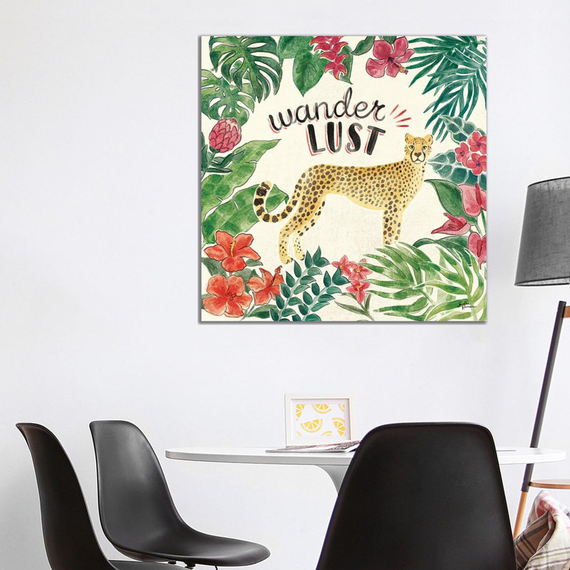 Jungle Vibes V 1 Piece Wall Art on Canvas, 93.98 cm H x 93.98 cm W