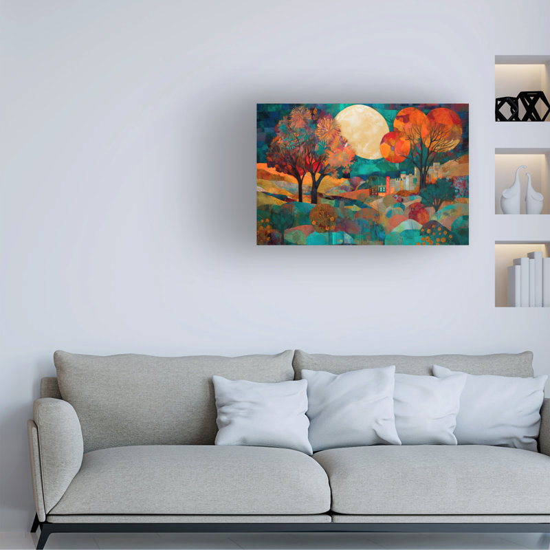 Sasha Magic Valley III Canvas Art, 12" H x 19" W