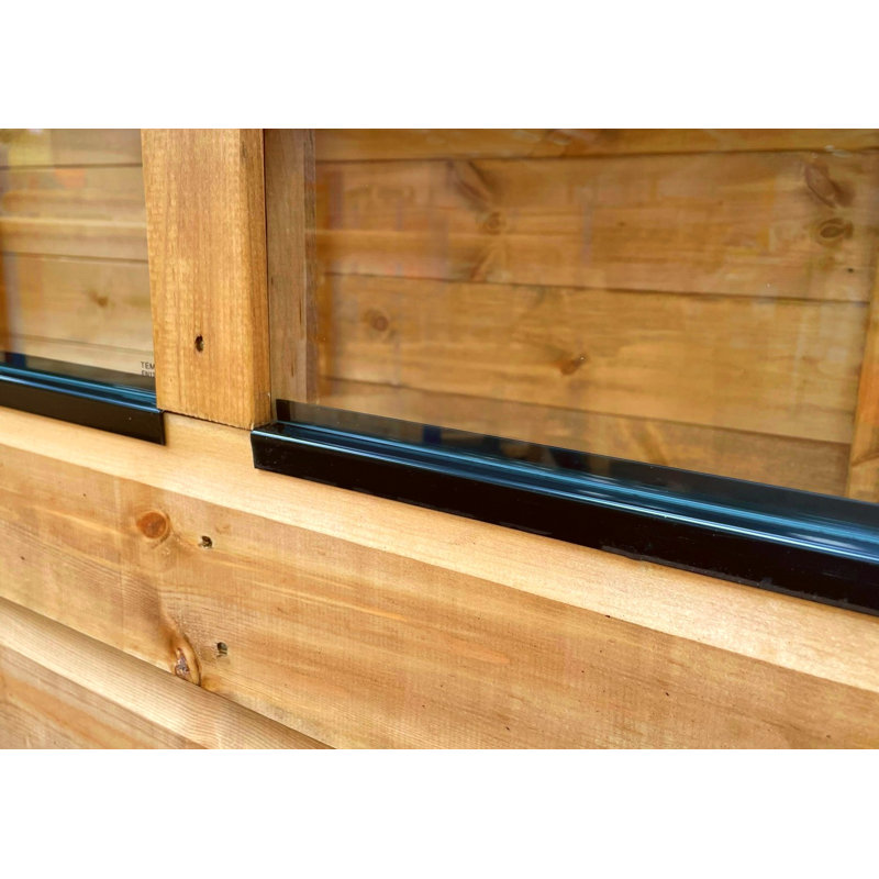 6 ft. W x 12 ft. D Solid wood Tongue & Groove Apex Garden Shed