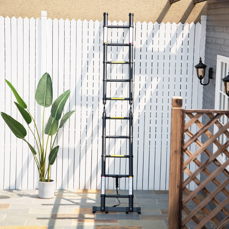 10 - Step Aluminum Folding Extension Ladder