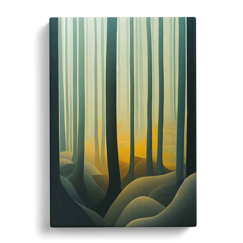Classic Forest - Print, Wrapped Canvas, 50cm H x 35cm W x 3cm D, No Matte