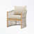 Coussin beige / structure naturelle est en rupture de stock sélectionné
