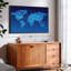 "Carte du monde intégrée", art mural-1256072883