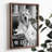 Stunning Decorative Framed MDF Painting, 13.8 x 18.5 x 0.8 inches | 100% MDF with 3 mm Thickness, Elegant Pine Wood Frame | UV Printed Artwork for Home Decor, Perfect for Living Room & Bedroom Accent
