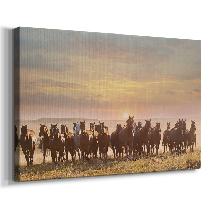 «Horse Motion I» - Cavas enveloppés, 32 x 48