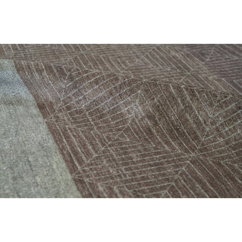 Wool Geometric Area Rug
