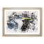 Pied Heron - Framed Print-56851744-56851745