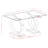 Glass Top Metal Base Dining Table