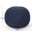 Pouf rond en coton Bordeaux-106806385-115747807