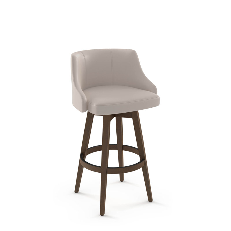 Tabouret de bar et de comptoir Laurene, Tabouret de comptoir (assise de 26 po de hauteur), Beige