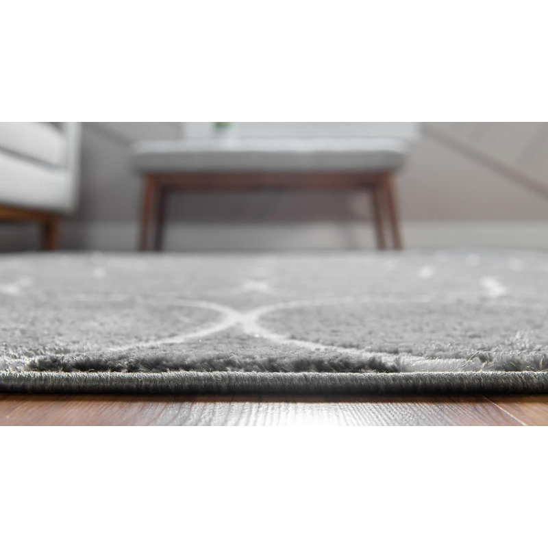 Linares Geometric Hand Woven Area Rug, Rectangle 152 x 244cm