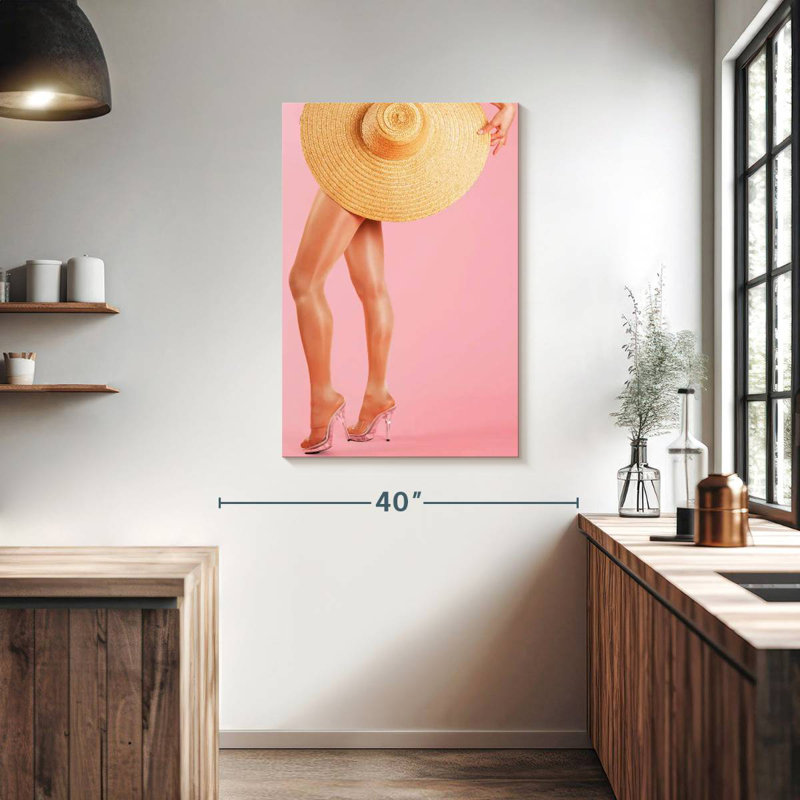 Shuttleworth Hat Over Toned Legs, 39" H x 26" W