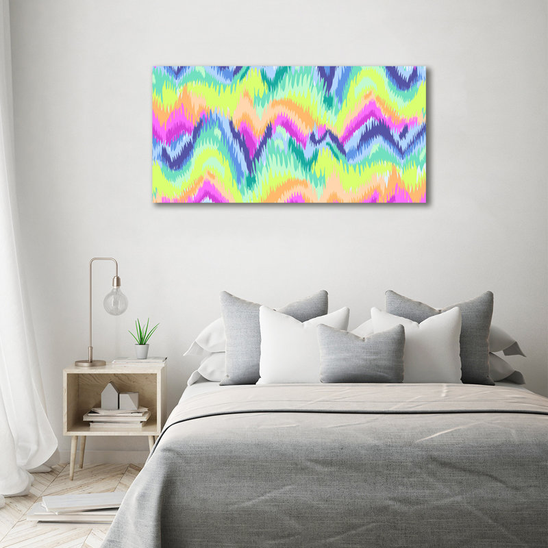 Rainbow Background - No Frame Print on Canvas