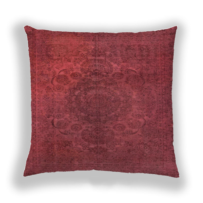 Abstract Reversible Throw Pillow, Microsuede