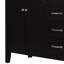 Meuble-lavabo 36 po sans lavabo, base d'armoire seulement, armoire de salle de bain avec tiroirs, structure solide et panneau de fibres à densité moyenne-110447352