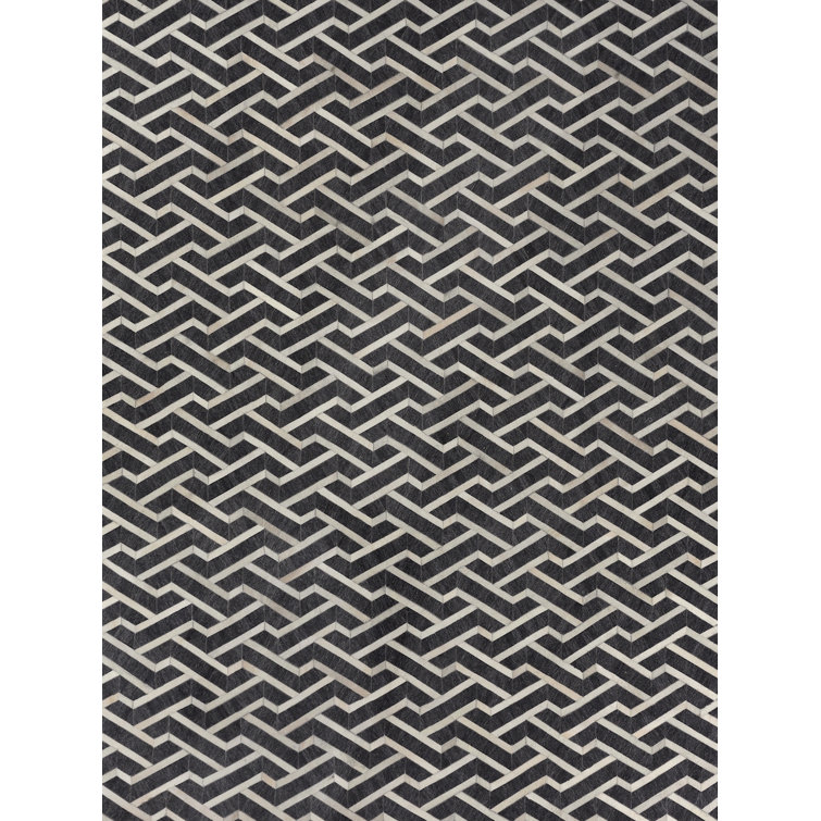 Berlin Cowhide Geometric Area Rug
