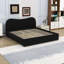 Lit plateforme tapissier avec tête de lit Sleek Minimalist-1094208848-1094208855