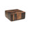 Solid Sheesham Wood Square Block Coffee Table with Platform Base