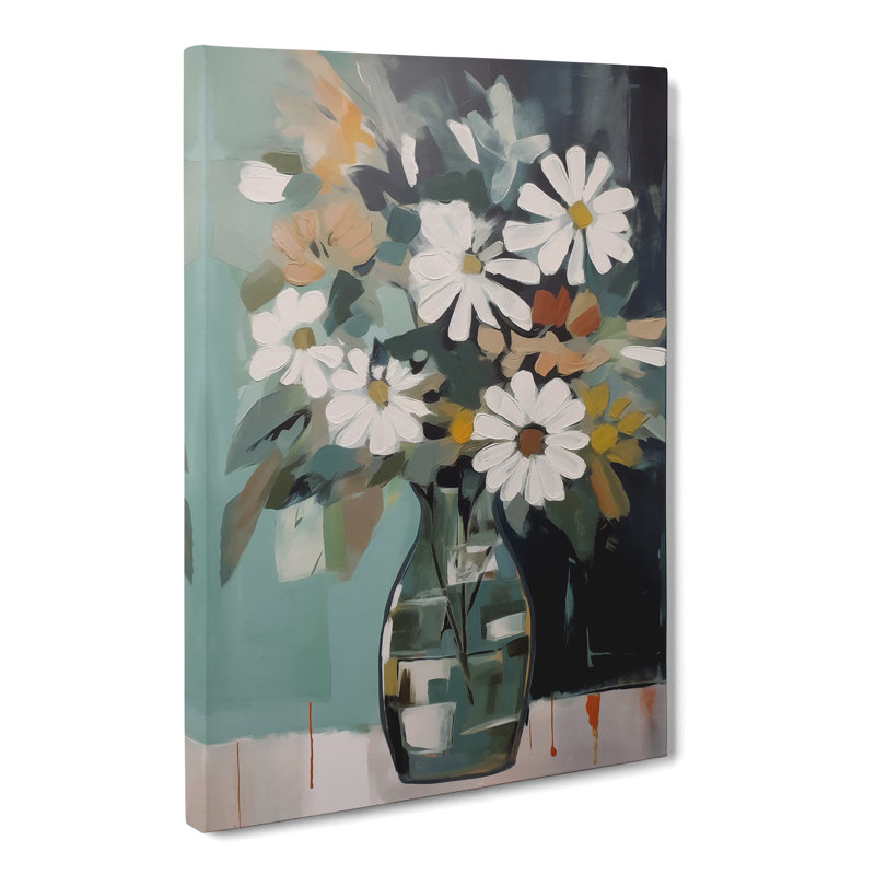 Mid Century Flowers Vol.1 - Wrapped Canvas, 50cm H x 35cm W x 3cm D