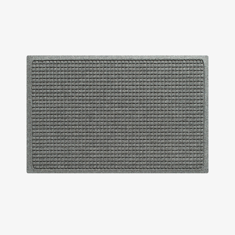 WaterHog Door Mat Squares – 60 x 90 cm, Non-Slip, Indoor/Outdoor, Grey