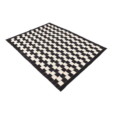 Tapis noir et blanc Ohlson