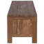  TV Cabinet with Storage Natural Solid Teak Wood Rustic Furniture Wooden