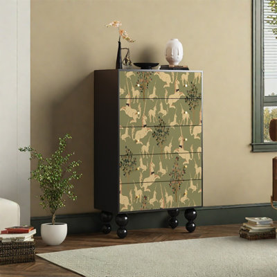 Spacious Walnut Storage Cabinet