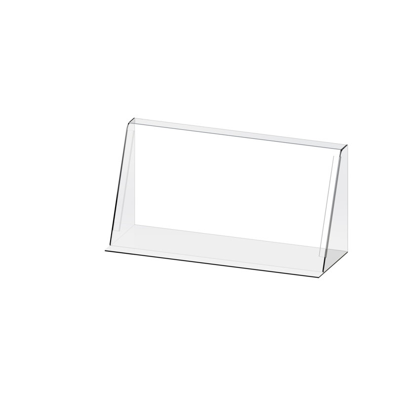 Knockdown Guard, 18" H x 72" W x 13" D