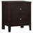 Garrett Cappuccino 2-Drawer Rectangular Nightstand-1324462715