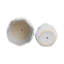 Sagebrook Home 2-Pieces Petal Planters, White-1839343015-1830942932