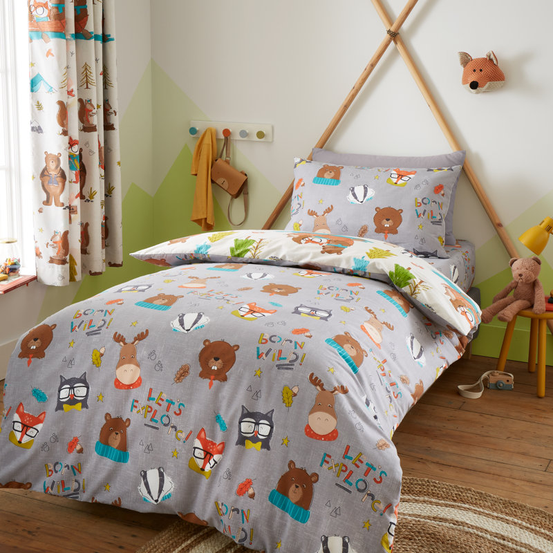 Woodland Adventure Duvet Cover Set, Junior - 1 Pillowcase Standard (50 x 75cm)