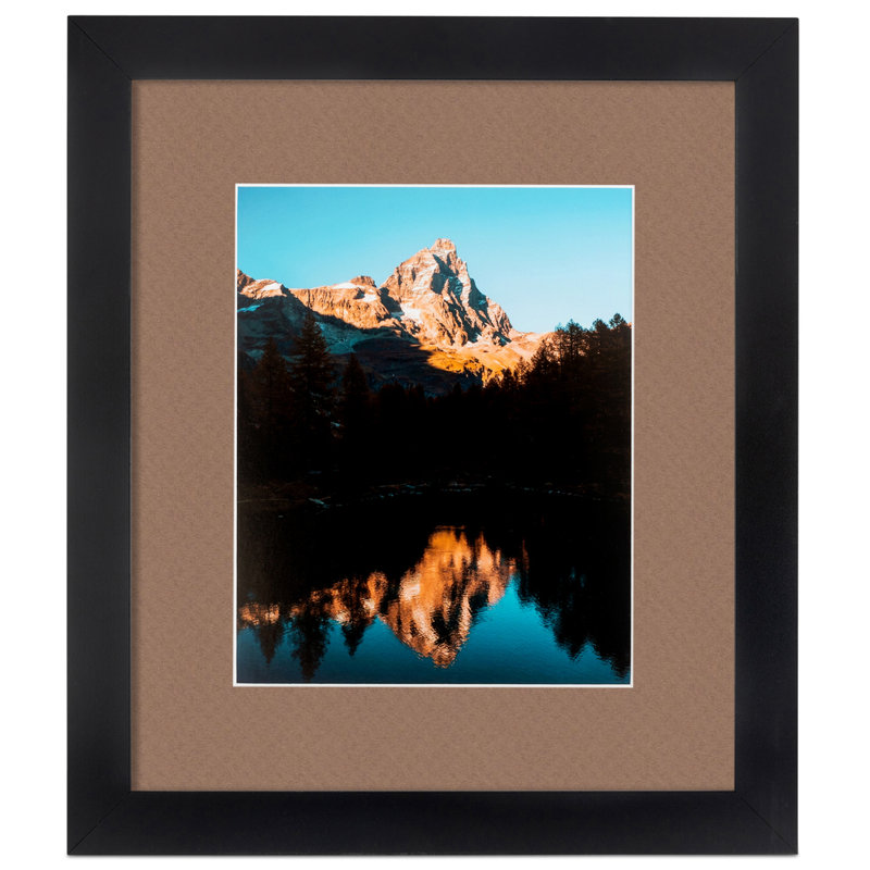 Matte Picture Frame with Mat, Sandpiper