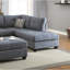 3 pièces Canapé modulaire gris et gris-249933424