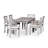 Rectangular 5-Piece Dining Set For Outdoor