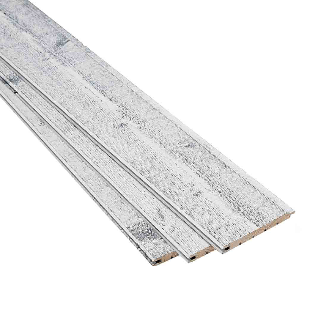 Rustic Internal Cladding For Walls & Ceilings Smoke  (L) 2.4M (W) 120Mm (T) 12Mm Pack Of 8 Pieces (1 Bundle)