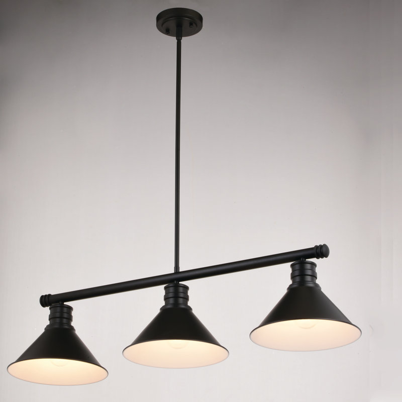 Leresa 3 - Light Dimmable Kitchen Island Modern Linear Chandelier