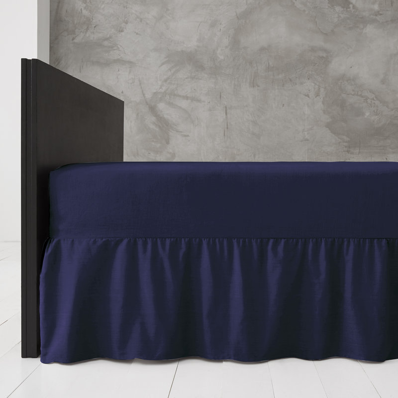 Premium Cotton Blend Plain Dyed Valance Sheet | Soft Durable and Breathable Luxury Bed Sheet for Ultimate Comfort, King (5')