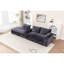 Canapé modulaire 103 po avec méridienne en forme de L, canapé modulaire désossé large de 103 po pour le salon, aucun assemblage requis