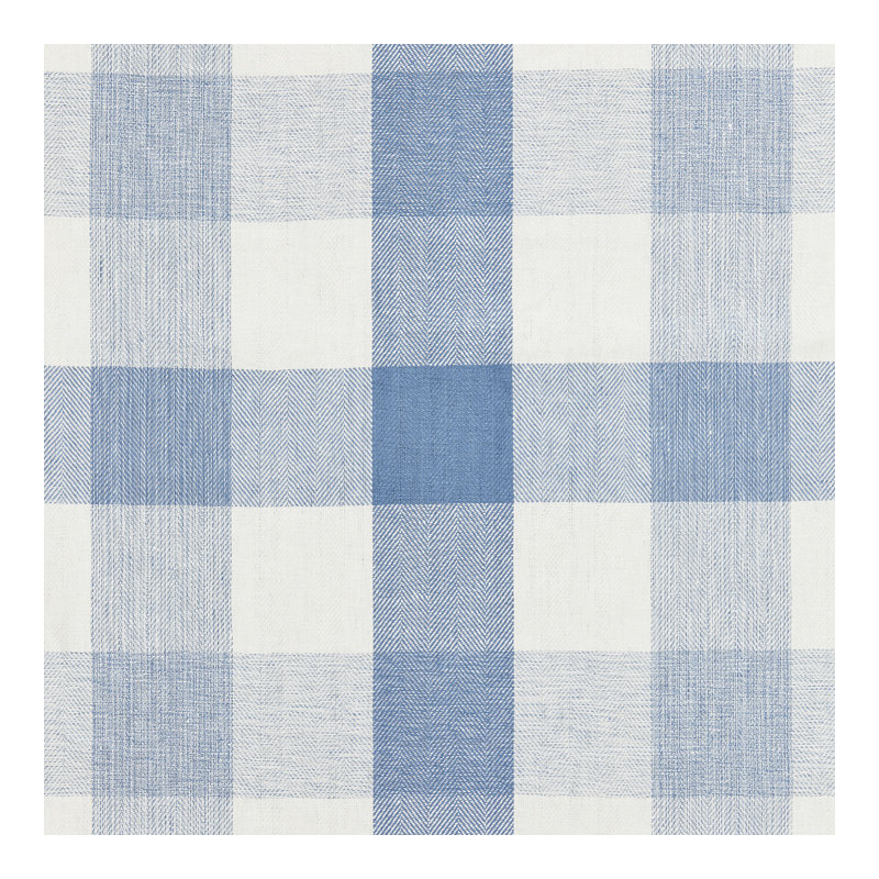 Chatham Westport Linen Plaid Fabric, Sky